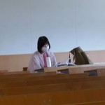 一人静かに瞑想中？