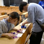 パズルの片付けに四苦八苦