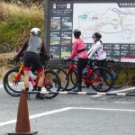 標高550メートまで自転車で！