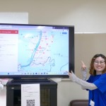 心理の学生の市内生息地図です