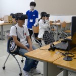 親子で仲良くVR