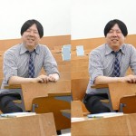 右眼で、左目でウインクして！