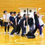 優勝チームの記念自撮り風景