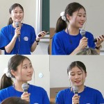 専攻説明とミニ講義補助助のTW　　お話しは笑顔ですべき（ベッキー）