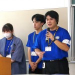教員志望のOR　マイクの扱いはリラックスモード